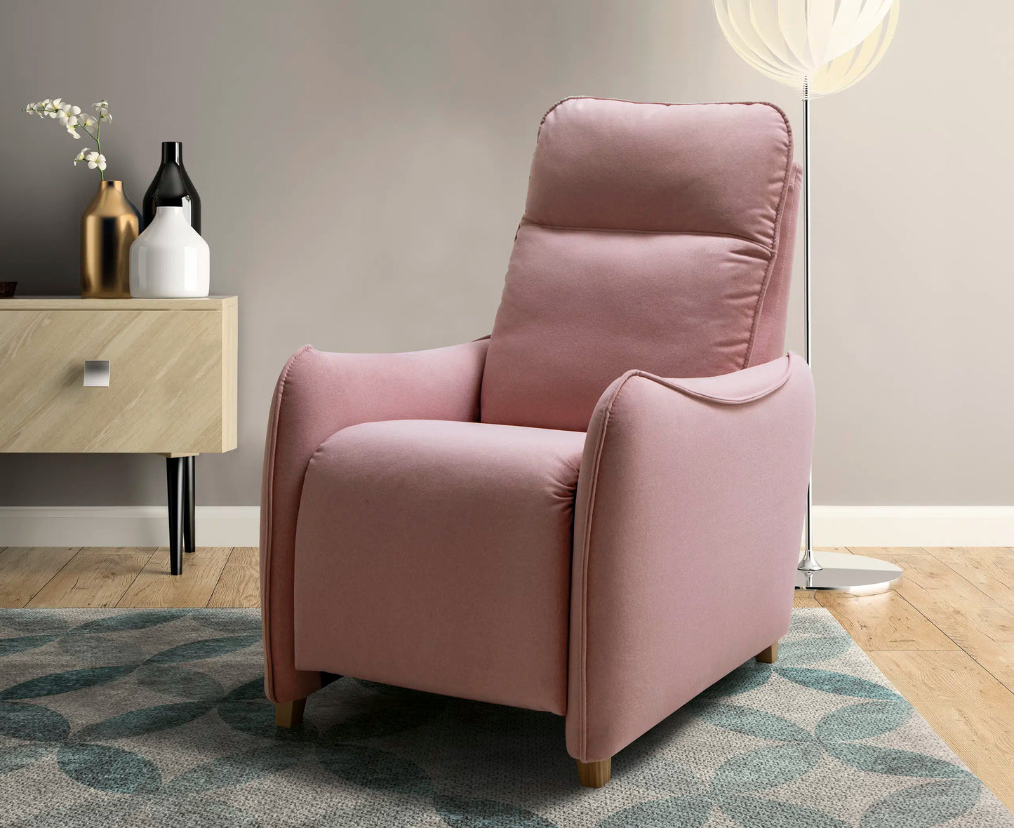 Sillón Relax Angie | Reclinación Manual o Motorizada | USB Integrado