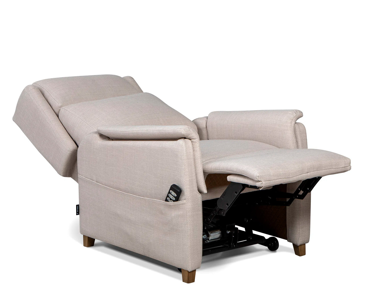 Sillón Relax Cintia | Powerlift 2 Motores + Ruedas | Elevación Vertical