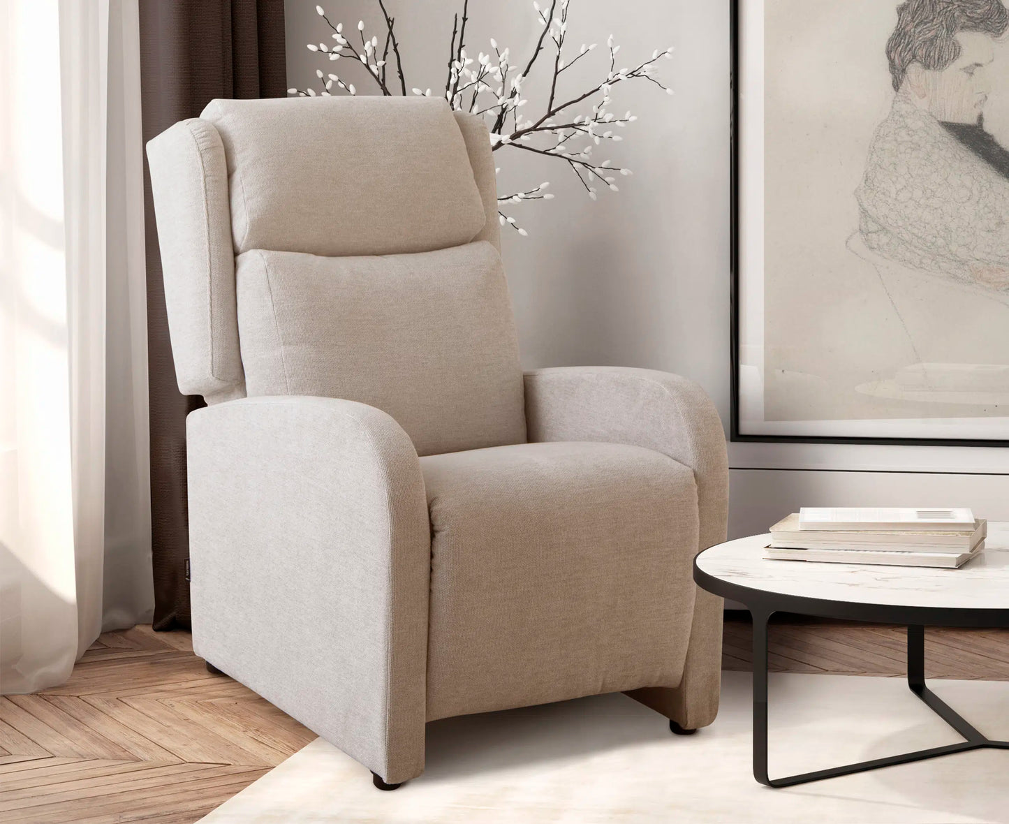 Sillón Relax Galileo Manual | Reclinación Manual | Diseño Compacto