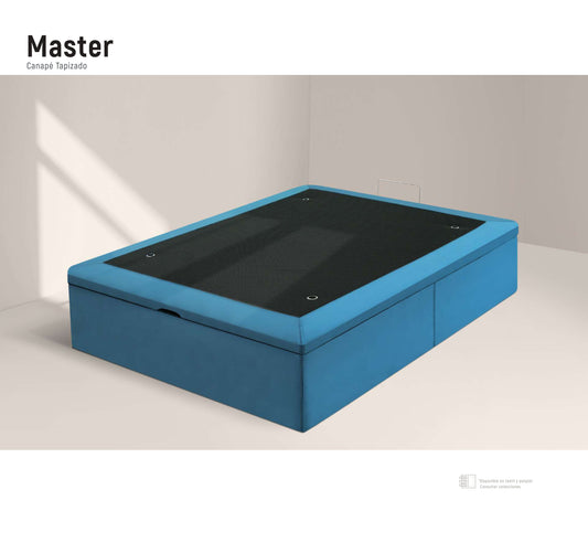 Canapé Master | Arcón Tapizado con Tapa Rígida y Sistema AIRFLOW® | 38 cm Altura Total | Gran Capacidad de Almacenaje