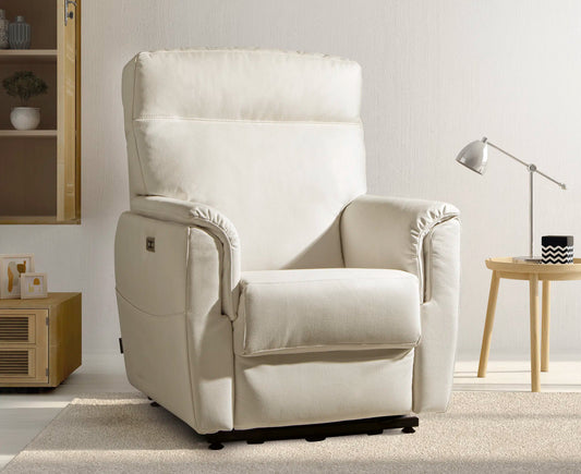 Sillón Relax Hugo | Powerlift 2 Motores Heart Balance | Inclinación Extra + USB