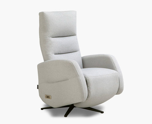 Sillón Relax Louise | 2 Motores Independientes | Diseño Giratorio Metálico