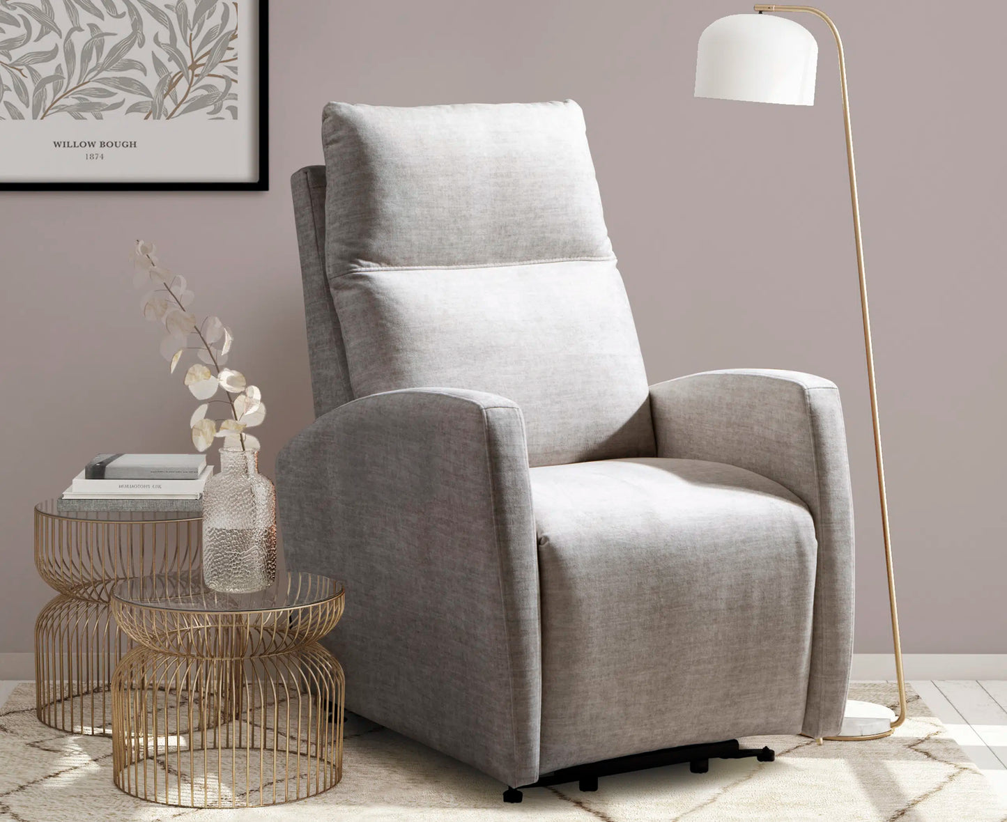 Sillón Relax Mario Powerlift | Elevación Vertical 1 Motor | USB + Ruedas