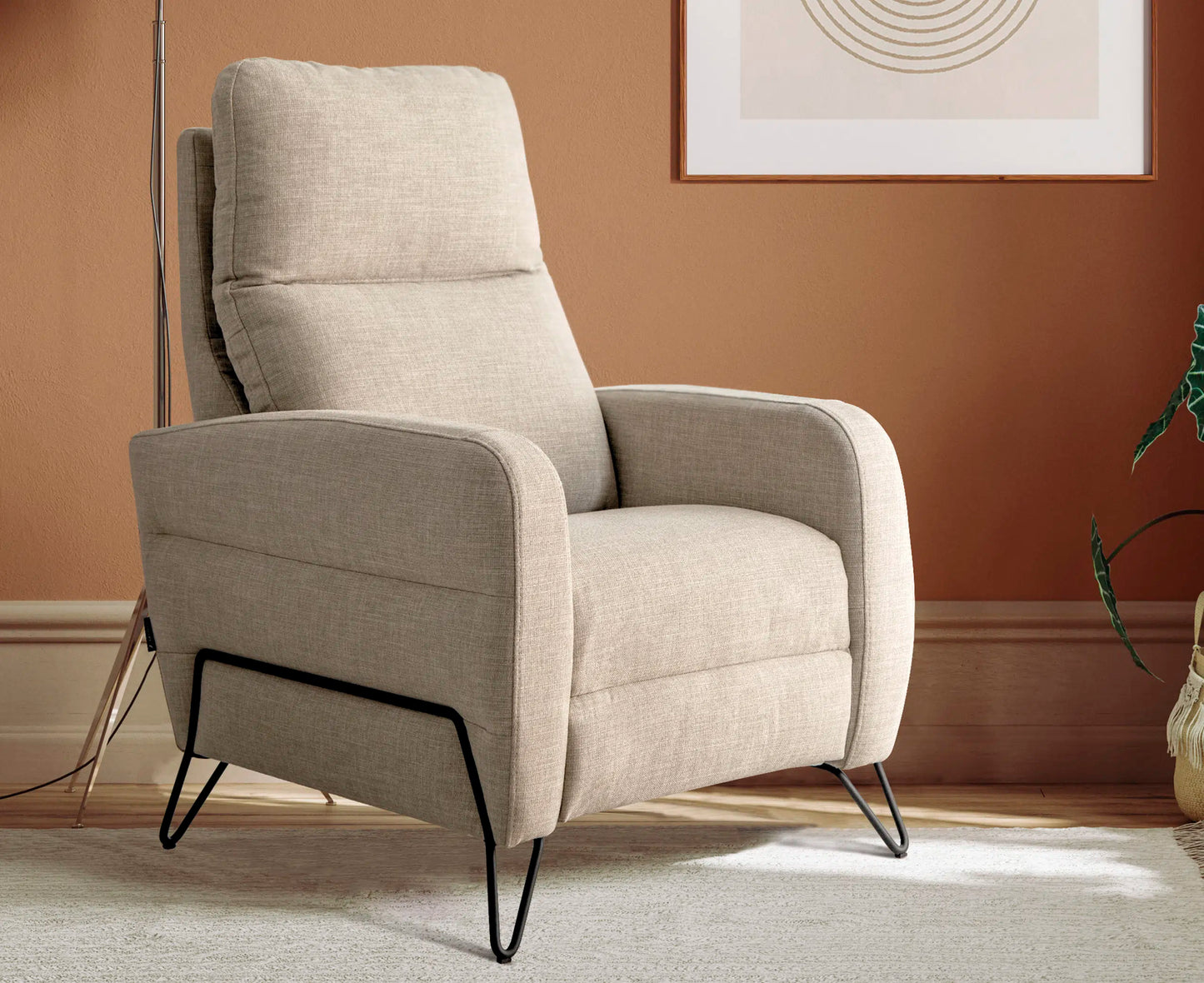 Sillón Relax Moi | Reclinación Manual | Patas Opcionales